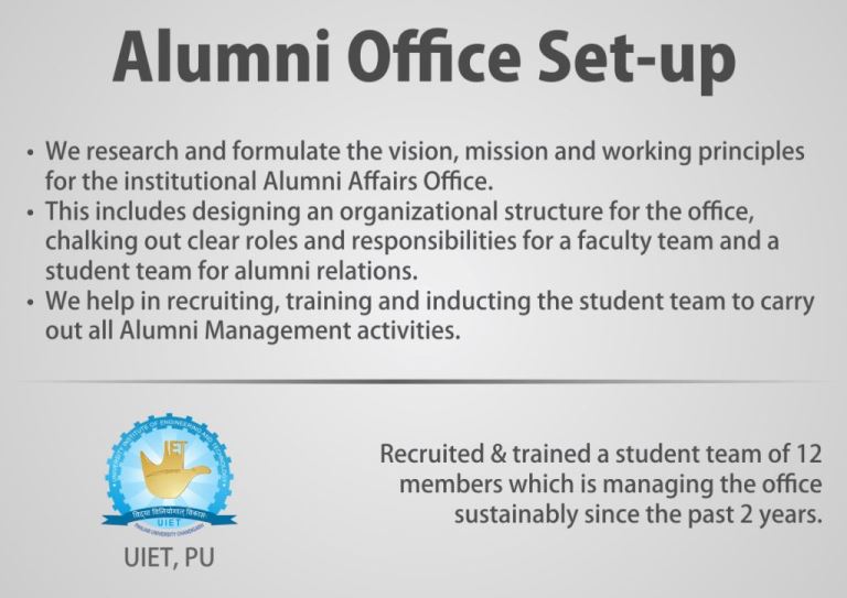 Alumni Office Set Up